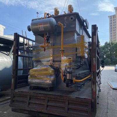 Η οριζόντια ροή DAF ανοξείδωτου διάλυσε την επίπλευση αέρα ενσωματωμένο μηχανή 50m3/H