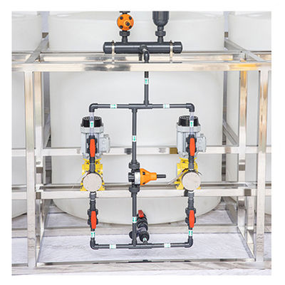 4500L/H πλήρης αυτόματη μίξη διάλυσης μηχανών χορήγησης της δόσης που ενσωματώνεται