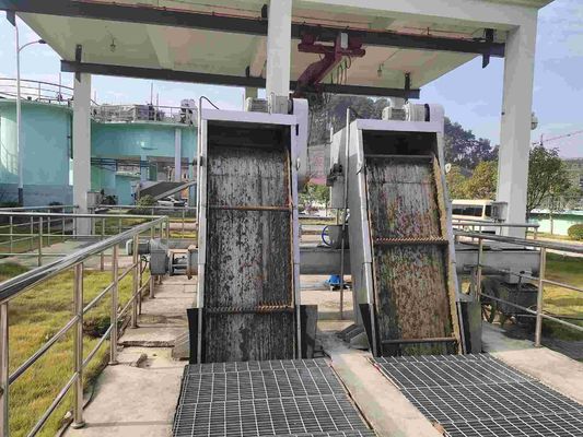 περιστροφικός στερεός υγρός διαχωριστής οθόνης φραγμών 1500mm μηχανικός