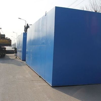 10m3/h εξοπλισμός επεξεργασίας λυμάτων με τη βιολογική τεχνολογία αντιδραστήρων μεμβρανών