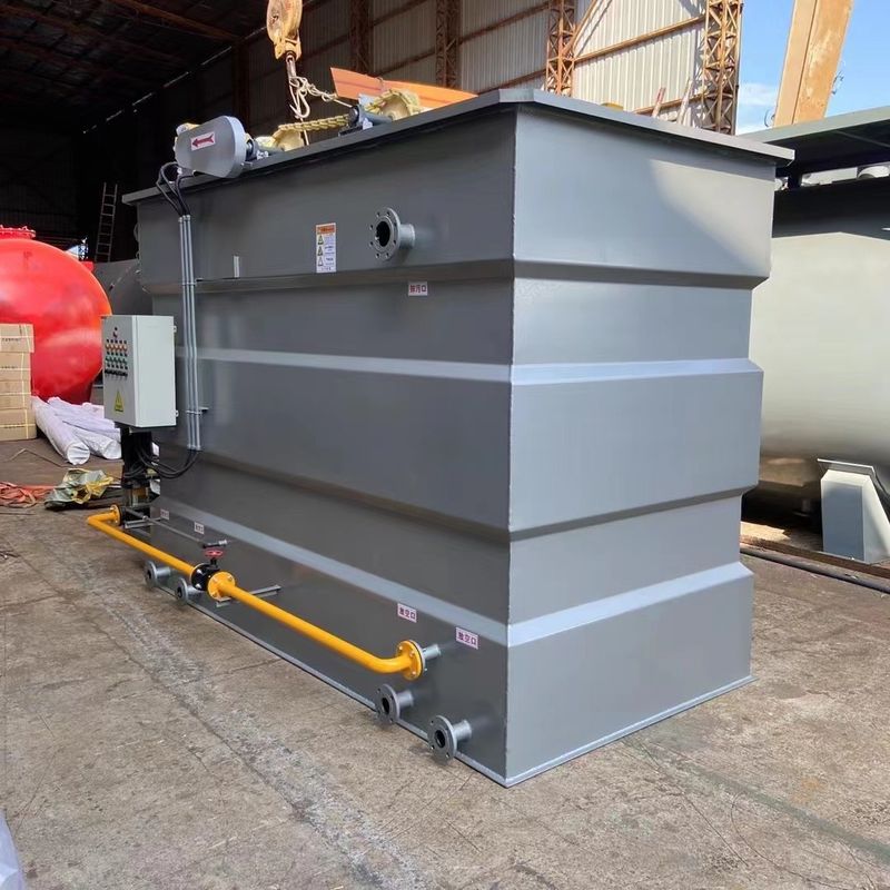 Η οριζόντια ροή DAF ανοξείδωτου διάλυσε την επίπλευση αέρα ενσωματωμένο μηχανή 50m3/H