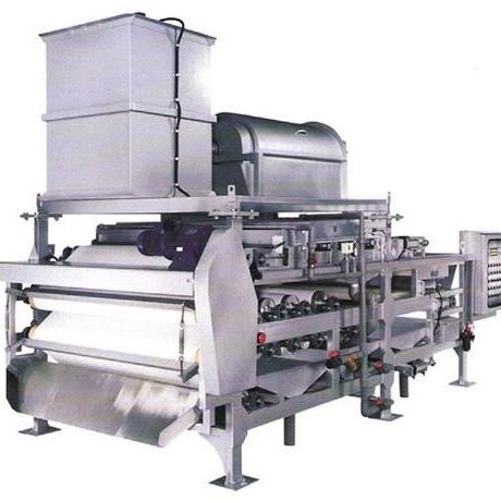 20kg/h απομάκρυνση νερού λάσπης Τύπου ζωνών, Τύπος φίλτρων ζωνών 1000mm για την επεξεργασία απόβλητου ύδατος
