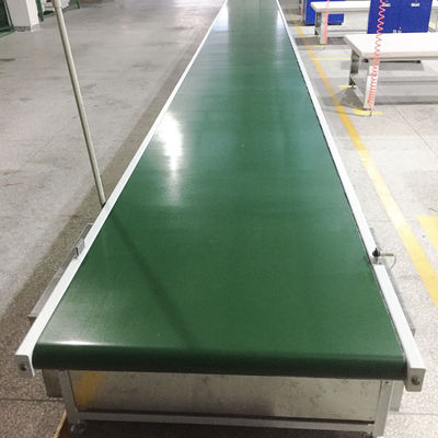 Βιομηχανική οριζόντια PVC ζωνών ζώνη μεταφορέων σχεδιαγράμματος αργιλίου μεταφορέων αυτόματη
