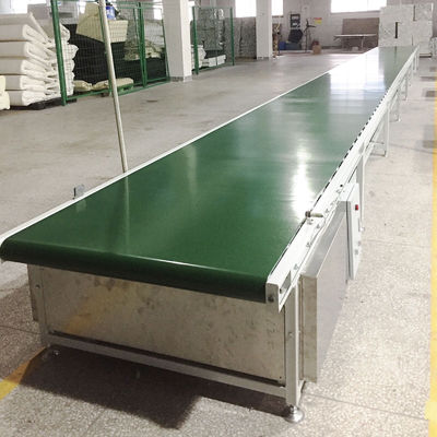 Βιομηχανική οριζόντια PVC ζωνών ζώνη μεταφορέων σχεδιαγράμματος αργιλίου μεταφορέων αυτόματη