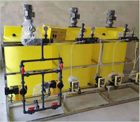 1000L/H Flocculant Pac Pam PE αυτόματη χορήγησης της δόσης διάλυση απελευθέρωσης μηχανών αργή