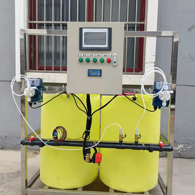 1000L/H Flocculant Pac Pam PE αυτόματη χορήγησης της δόσης διάλυση απελευθέρωσης μηχανών αργή