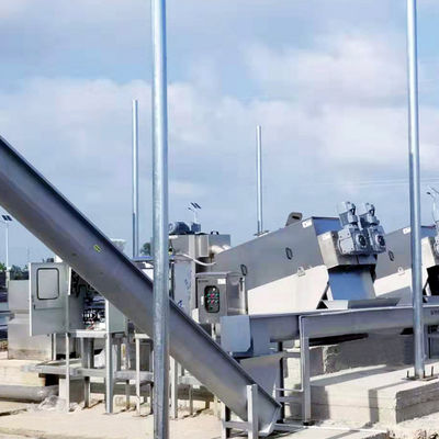 10m3/H λάσπης απομακρύνοντας το νερό μηχανών διήθησης συγκέντρωσης στοιβαχτής βιδών Τύπου στερεός υγρός ενσωματωμένος χωρισμός