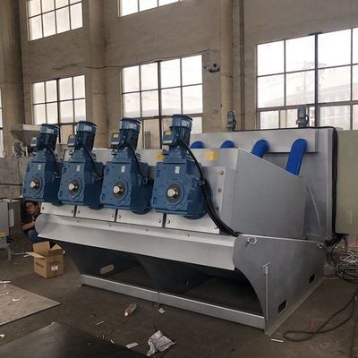 5m3/H σπειροειδές Dehydrator λάσπης υδατοκαλλιέργειας στοιβαχτών βιδών ανοξείδωτου