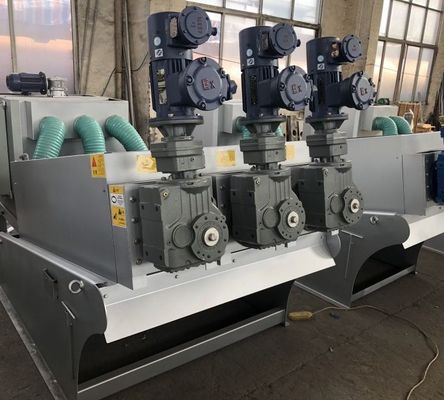 5m3/H σπειροειδές Dehydrator λάσπης υδατοκαλλιέργειας στοιβαχτών βιδών ανοξείδωτου