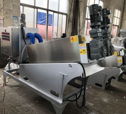 5m3/H σπειροειδές Dehydrator λάσπης υδατοκαλλιέργειας στοιβαχτών βιδών ανοξείδωτου