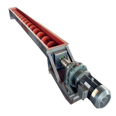 2m3/H shaftless σπειροειδές σύστημα μεταφορέων σιταριού τέφρας άνθρακα μεταφορέων βιδών χάλυβα άνθρακα