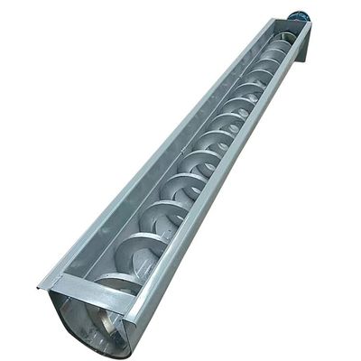 2m3/H shaftless σπειροειδές σύστημα μεταφορέων σιταριού τέφρας άνθρακα μεταφορέων βιδών χάλυβα άνθρακα