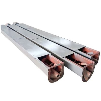 2m3/H shaftless σπειροειδές σύστημα μεταφορέων σιταριού τέφρας άνθρακα μεταφορέων βιδών χάλυβα άνθρακα