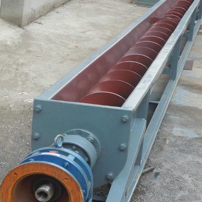 2m3/H shaftless σπειροειδές σύστημα μεταφορέων σιταριού τέφρας άνθρακα μεταφορέων βιδών χάλυβα άνθρακα
