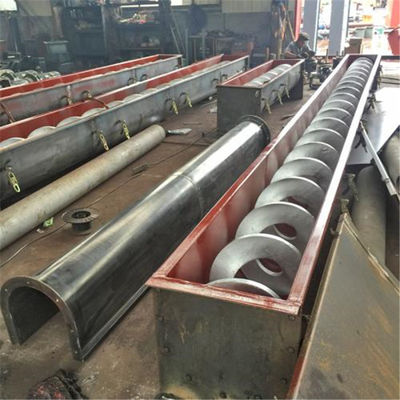 Διπλός μεταφορέας 1000mm βιδών ανοξείδωτου άξονων οριζόντιος για τη βιομηχανία άνθρακα