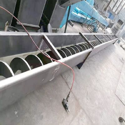 Διπλός μεταφορέας 1000mm βιδών ανοξείδωτου άξονων οριζόντιος για τη βιομηχανία άνθρακα