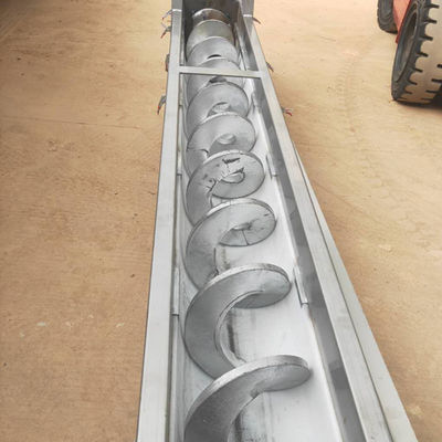 Μηχανή SS316L 1-10t/h μεταφορέων βιδών τρυπανιών σκονών λάσπης Shaftless τύπων του U