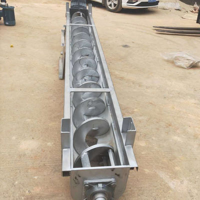Μηχανή SS316L 1-10t/h μεταφορέων βιδών τρυπανιών σκονών λάσπης Shaftless τύπων του U