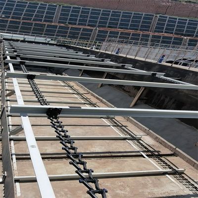 Μη μεταλλικός εξοπλισμός 0.37kw μεταλλουργικών ξυστρών λάσπης αλυσίδων για το αστικό εργοστάσιο επεξεργασίας λυμάτων