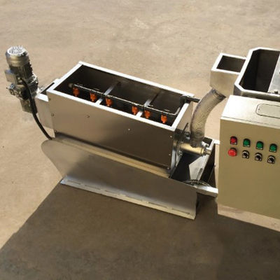 SS304/316 αυτόματο τρέξιμο μηχανών 2.25kw απομάκρυνσης νερού λάσπης Τύπου βιδών