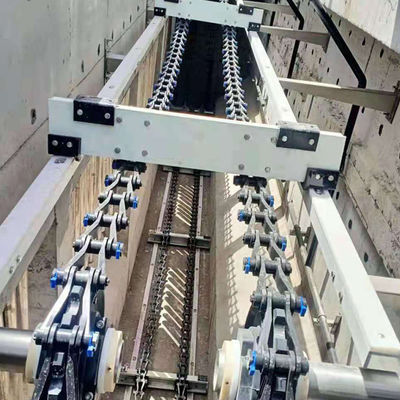 Μεταλλουργική ξύστρα 118m σκουριάς πιάτων αλυσίδων συστημάτων μεταλλουργικών ξυστρών λάσπης ελέγχου PLC μη μεταλλική