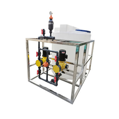 Flocculant μηχανών PAC/PAM χορήγησης της δόσης CE ISO 250L~10000L πλήρως αυτόματο σύστημα χορήγησης της δόσης