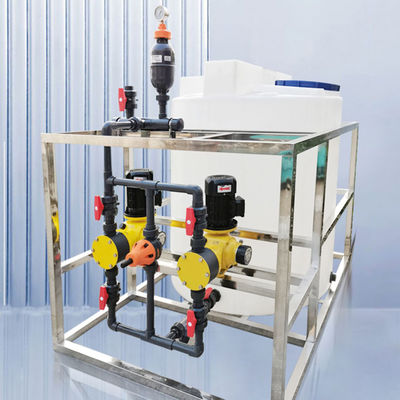 Flocculant μηχανών PAC/PAM χορήγησης της δόσης CE ISO 250L~10000L πλήρως αυτόματο σύστημα χορήγησης της δόσης