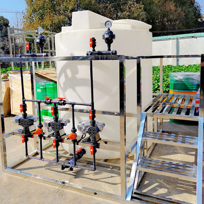 Flocculant μηχανών PAC/PAM χορήγησης της δόσης CE ISO 250L~10000L πλήρως αυτόματο σύστημα χορήγησης της δόσης