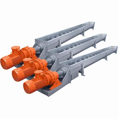 Διευθετήσιμος σπειροειδής μεταφορέας 12t/H μεταφορέων βιδών ανοξείδωτου ταχύτητας