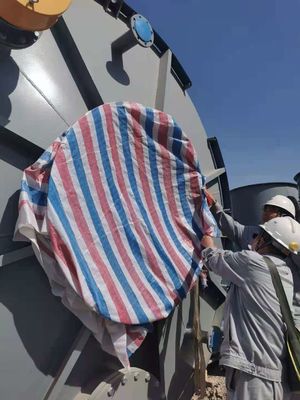 σιλό αποθήκευσης σβόλων 8.5m πλαστικά, δεξαμενή αποθήκευσης σιλό 4T
