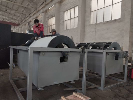 30m3/h Thickener περιστροφικών τυμπάνων κινούμενος άξονας βιδών δαχτυλιδιών