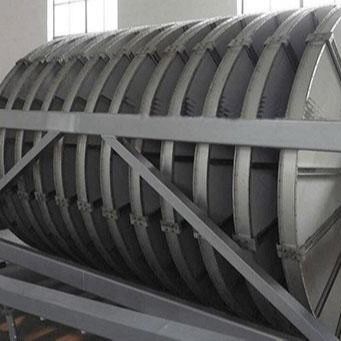 Άσπρη δεξαμενή επεξεργασίας απόβλητου ύδατος, φίλτρο περιστρεφόμενων τυμπάνων ινών