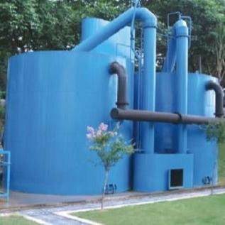 Μπλε αυτόματο φίλτρο βαρύτητας Valveless για την επεξεργασία λυμάτων