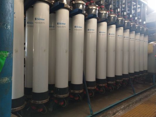 Βιομηχανικές Ultrafiltration εξοπλισμού εξαγνιστών νερού ίνες μεμβρανών